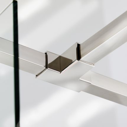 T-Verbindingsstuk voor Stabilisatiestangen Douchewanden - Chroom | Portland