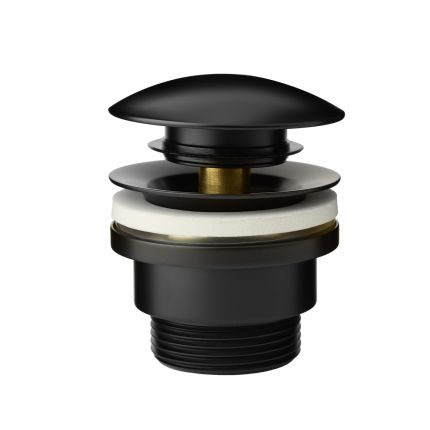 Pop-up Afvoerplug voor Wastafel Universeel Zwart