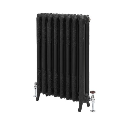 Gietijzeren Radiator 2 Koloms Leisteen Zwart H. 95cm x Kies De Breedte| Charlotte