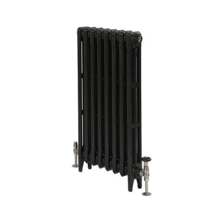 Gietijzeren Radiator 3-Koloms 56cm Hoog Antiek Grafiet | Kies de Breedte | Mercury