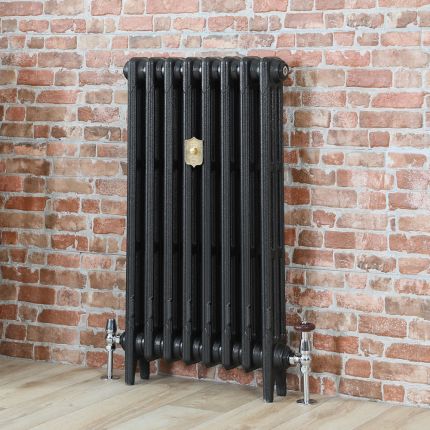 Gietijzeren Radiator 3 Koloms Antiek Grafiet| H.66cm x Kies De Breedte | Mercury