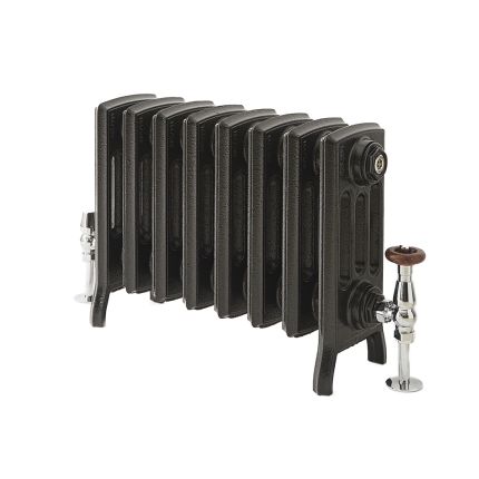Gietijzeren Radiator Antiek Grafiet H. 35,7cm x Kies de Breedte| Isabel