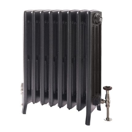 Gietijzeren Radiator 4-Koloms 76cm Hoog Antiek Zilver | Kies de Breedte | Isabel