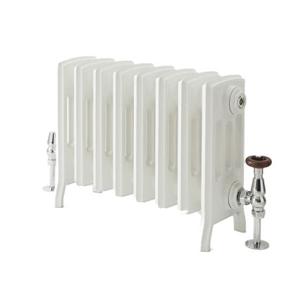 Gietijzeren Radiator Porseleinwit H. 35,7cm x Kies de Breedte| Isabel