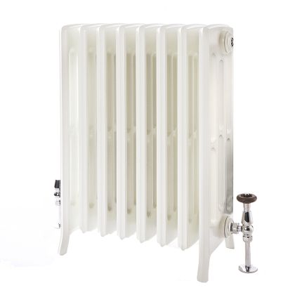 Gietijzeren Radiator 4-Koloms 66cm Hoog Porseleinwit | Kies de Breedte | Isabel