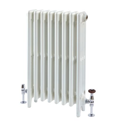 Gietijzeren Radiator 4-Koloms 76cm Hoog Porseleinwit | Kies de Breedte | Mercury