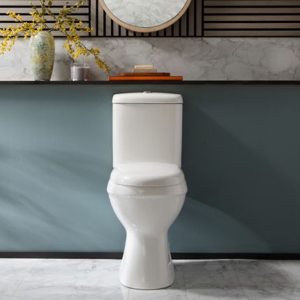 Invalidentoilet Duoblok 47cm Hoog Keramisch met Soft-Close WC-Bril | Select