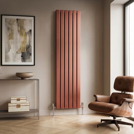 Verticale Design Radiator | Kies uit Diverse Metallic Kleuren | Keuze Afmeting | Enkel- of Dubbellaags | Delta