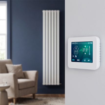 ECOSO Delta Ardus - Verticale elektrische designradiator - Droge verwarming 178,4cm - Keuze uit afmetingen, afwerkingen en wifi-thermostaat