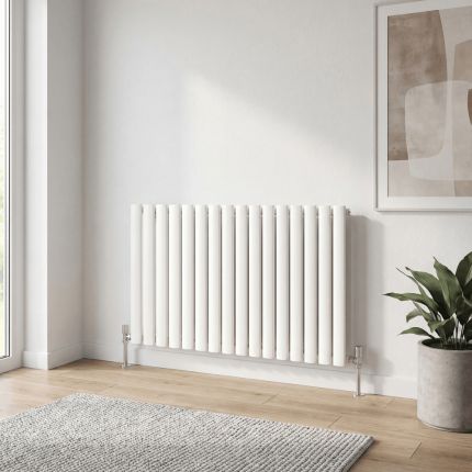 Horizontale Design Radiator 59,5cm Hoog | Keuze Kleur | Keuze Afmeting | Enkel- of Dubbellaags Ontwerp | Sterling Quinn van Hudson Reed