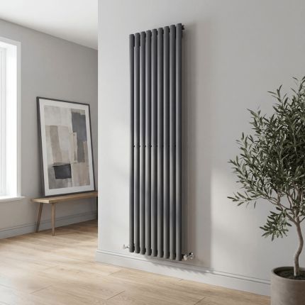 Verticale Design Radiator 175cm Hoog | Keuze Kleur | Keuze Afmeting | Enkel- of Dubbellaags Ontwerp | Sterling Quinn van Hudson Reed