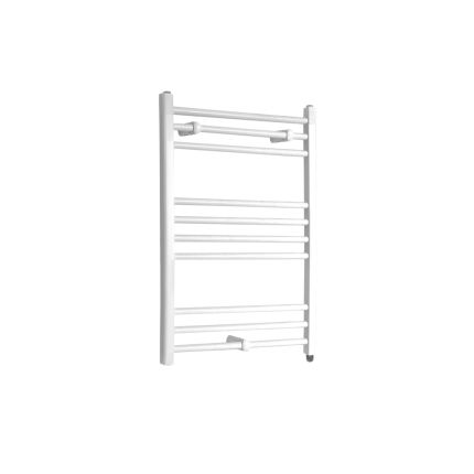 Elektrische Handdoekradiator Incl. Standaard Verwarmingselement Vlak Wit 50 x 80cm | Ive