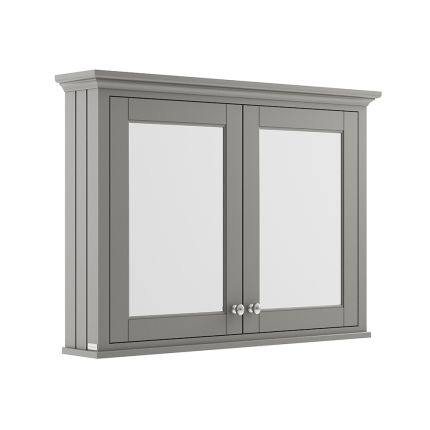 Spiegelkast 105cm x 75cm - Storm Grey (Grijs) | Old London