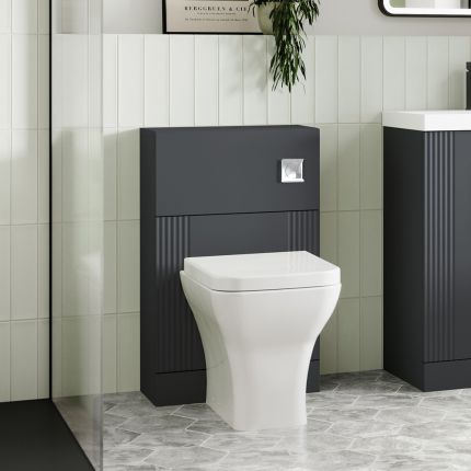 WC-Ombouw Geribbeld 50cm | Keuze Afwerking