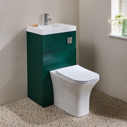 Avenham Toilet Fontein Combinatie Modern, Incl. WC-ombouw 50cm x 89cm met Reservoir | Keuze Afwerking | Cluo