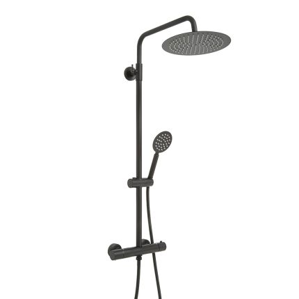 Douchekolom Thermostatisch Modern met Ronde Douchekop en Handdouche - Keuze Afwerking