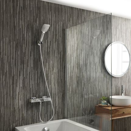 Thermostatische Douchekraan met Handdouche en Baduitloop Modern | Keuze Afwerking | Tomila