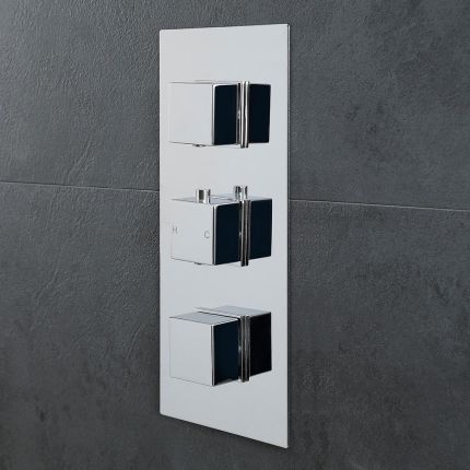 2-weg Inbouw Thermostaatkraan | Kubix