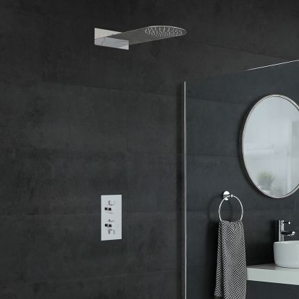 Doucheset Inbouw 1-Weg Thermostatisch Vaste Douchekop Chroom | Como