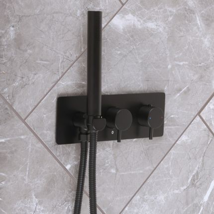 Thermostatische Douchekraan 2-Weg met Omstel Incl. Handdouche - Modern | Keuze Afwerking | Otto