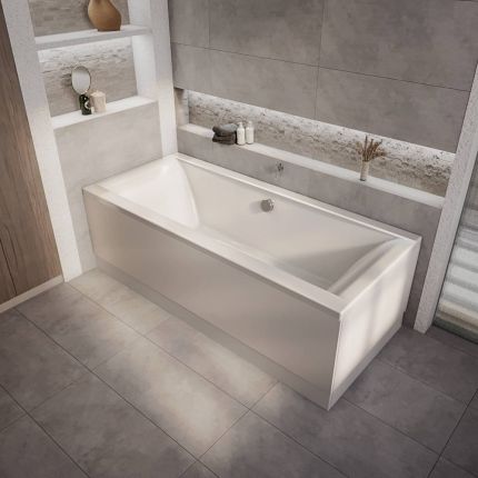 Bad Modern met Twee Rugleuningen | Keuze Afmeting en Optie Badpanelen Toe te Voegen | Sandford