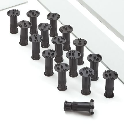 Pootjes voor Steeneffect Douchebakken