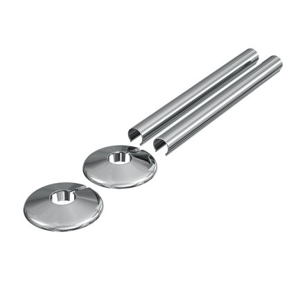 Afdekbuizen met Klikbevestiging voor Radiatorleidingen | Keuze Afwerking