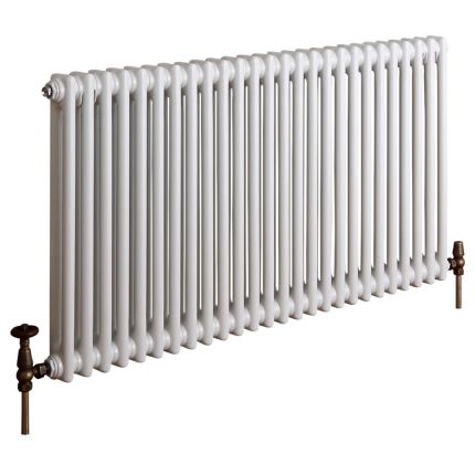 Kolomradiator CV Horizontaal 2-Koloms Klassiek 60cm x 119cm - Wit | Windsor