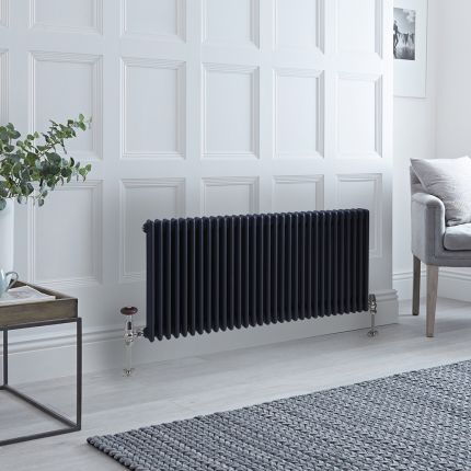 Kolomradiator CV Horizontaal 3-Koloms Klassiek 60cm x 141,5cm - Antraciet | Windsor