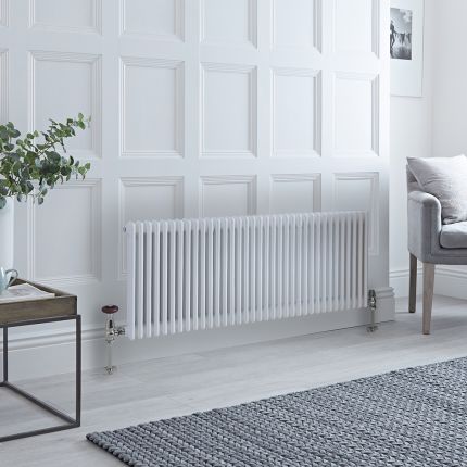 Kolomradiator CV Horizontaal 3-Koloms Klassiek 60cm x 159,5cm - Wit | Windsor