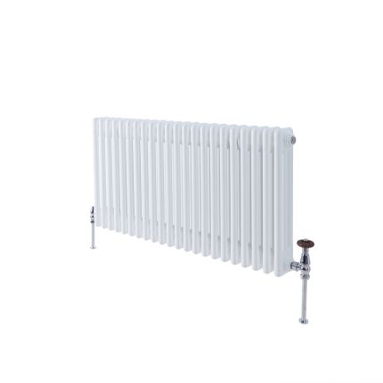 Kolomradiator CV Horizontaal 3-Koloms Klassiek 50cm x 101cm - Wit | Windsor