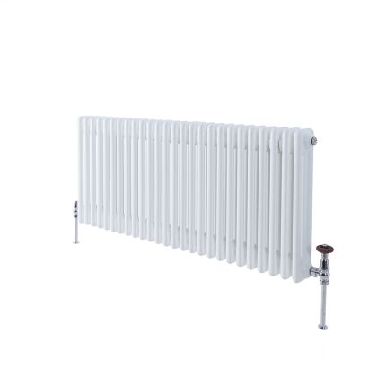 Kolomradiator CV Horizontaal 3-Koloms Klassiek 50cm x 119cm - Wit | Windsor