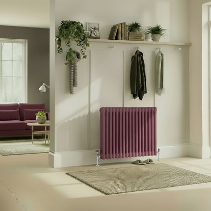 Horizontale Radiator Klassiek 3-Koloms| Keuze Afmeting en Keuze uit Verschillende Klassieke Kleuren | Windsor