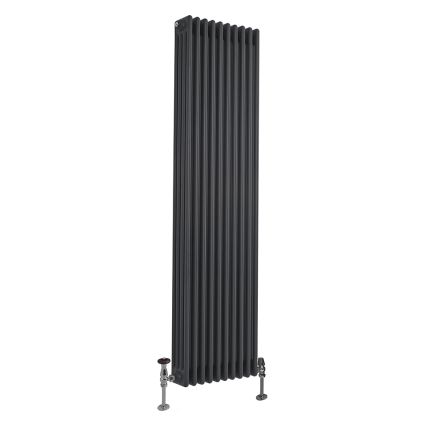 Kolomradiator CV Verticaal 4-Koloms Klassiek 180cm x 47cm - Antraciet | Windsor