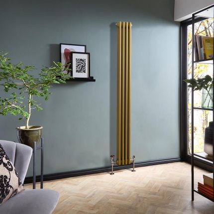 2-Koloms Verticale Radiator - Keuze Metallic Kleuren | Keuze Afmeting | Windsor