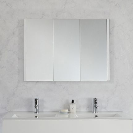 Spiegelkast Wit 90 x 65cm | Cluo