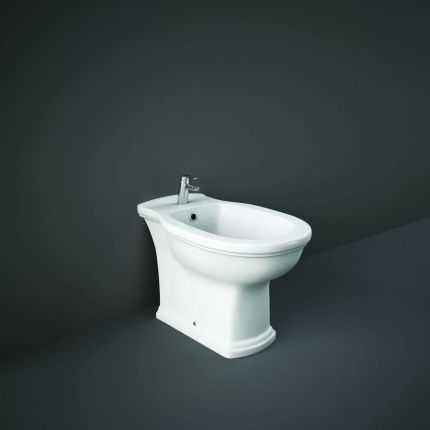 Bidet Staand Klassiek Glanzend Wit | RAK Washington x Hudson Reed