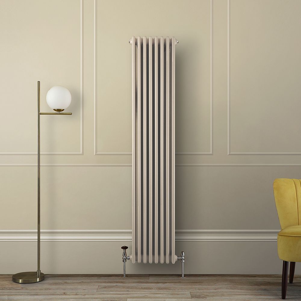 Kolomradiator Verticaal 180cm Klassiek 3-kolommen Bruin (Elk Brown) | Kies de Afmeting | Windsor