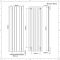 Design Radiator Verticaal Aluminium Middenaansluiting Wit 180cm x 56,5cm 1610 Watt | Aurora