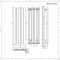 Design Radiator Verticaal Aluminium Wit 160 x 55cm 1.449Watt | Laeto