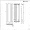 Design Radiator Verticaal Aluminium Antraciet 180 x 55cm 1.638Watt | Laeto