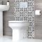 Toilet Staand Keramisch Inclusief Soft-close WC-Bril Wit | Covelly
