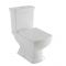 Duoblok Toilet Keramisch Klassiek Vierkant Wit met Stortbak en Soft-close WC-Bril | Chester