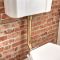 Halfhoog Toilet en Stortbak Klassiek Inclusief Toiletzitting met een Keuze Scharnierkleuren | Richmond