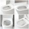 Toilet Hangend Randloos Keramisch met Soft-Close WC-Bril Wit | Exton