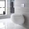 Toilet Hangend Keramisch met Soft-Close WC-Bril Wit | Langtree