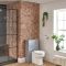 Toilet Staand met WC-bril, Stortbak en Ombouw 50cm Lichtgrijs | Warwick