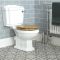 Badkamerset Klassiek - Douchecabine Kwadrant, Duoblok Toilet en Wastafel met Zuil | Keuze uit 1, 2 of 3 Kraangaten | Oxford