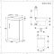 Fonteinmeubel Staand H.86 x B.40cm Met Duoblok Toilet Rond | Keuze Afwerking Fonteinmeubel | Covelly