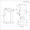 Fonteinmeubel Staand H.86 x B.40cm met Duoblok Toilet | Keuze Afwerking Fonteinmeubel | Sandford